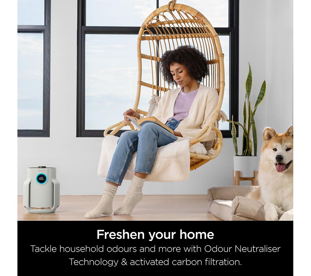 SHARK NeverChange5 HP072UK Mini Air Purifier - White image number 3 of 12