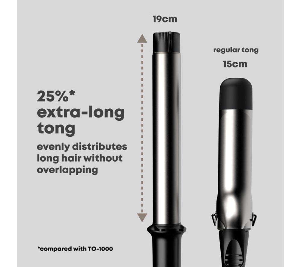 REVAMP Effortless Curls Extra-Long 32 mm Curling Tong - Black image number 2 of 8