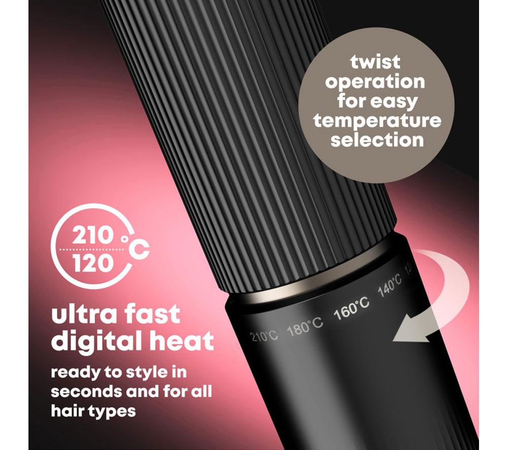 REVAMP Effortless Curls Extra-Long 32 mm Curling Tong - Black image number 5 of 8