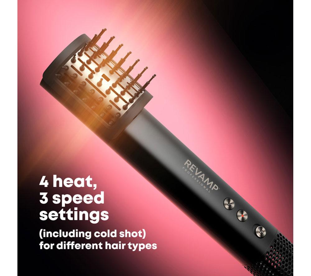 REVAMP HydroShine Air Compact 3-in-1 Pro Styler - Black image number 5 of 8