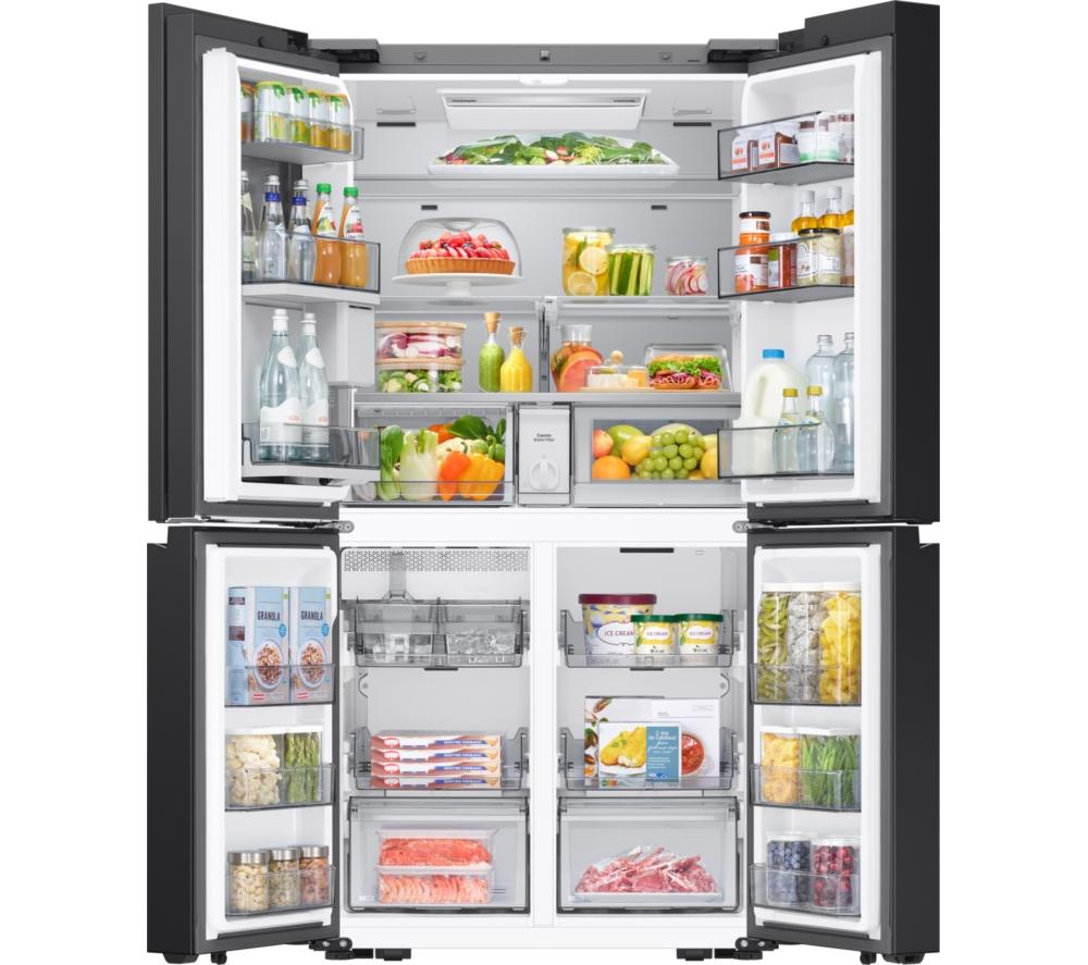 SAMSUNG Bespoke AI Series 9 RM90F67CECEU Smart Fridge Freezer - Black image number 2 of 11