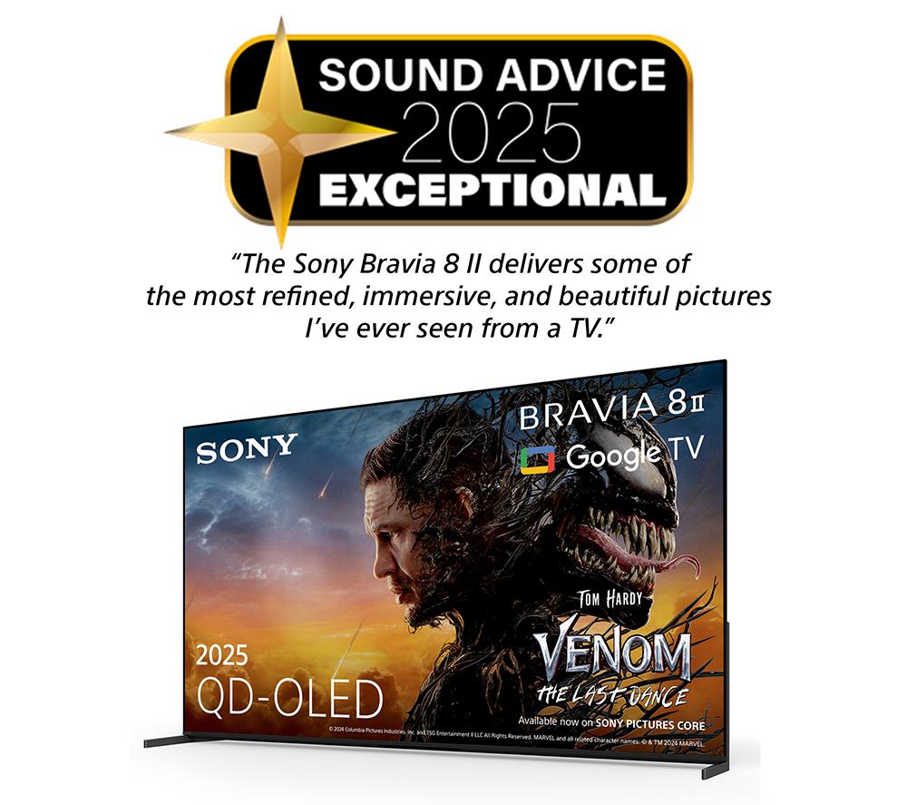 SONY BRAVIA 8 II 65" QD-OLED 4K HDR AI Smart TV - K65XR8M25B image number 21 of 22