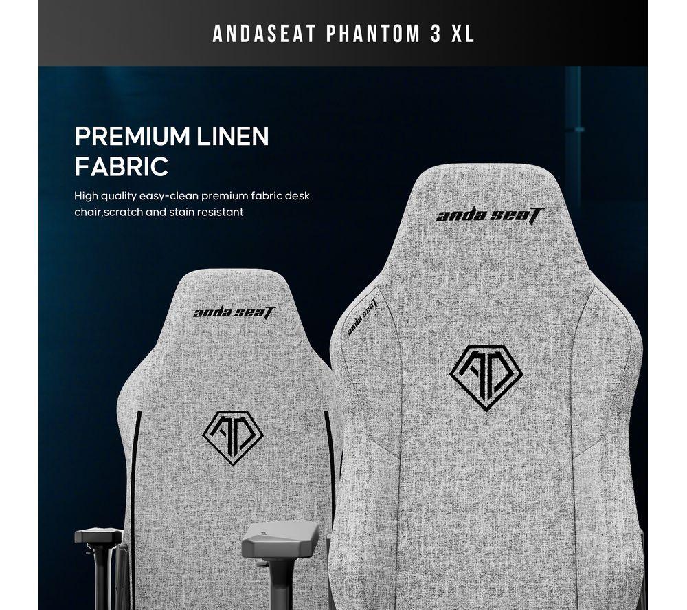 ANDASEAT Phantom Series Gaming Chair - XL, Grey image number 8 of 11