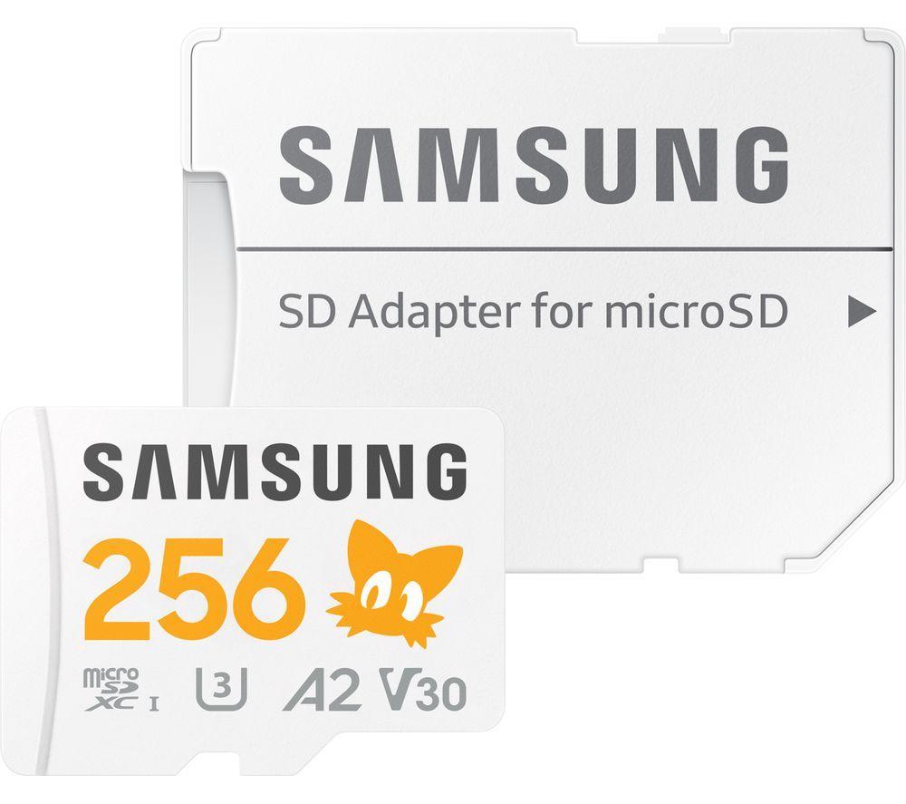 SAMSUNG Sonic Pro Plus V30 microSD Memory Card - 256 GB image number 2 of 3