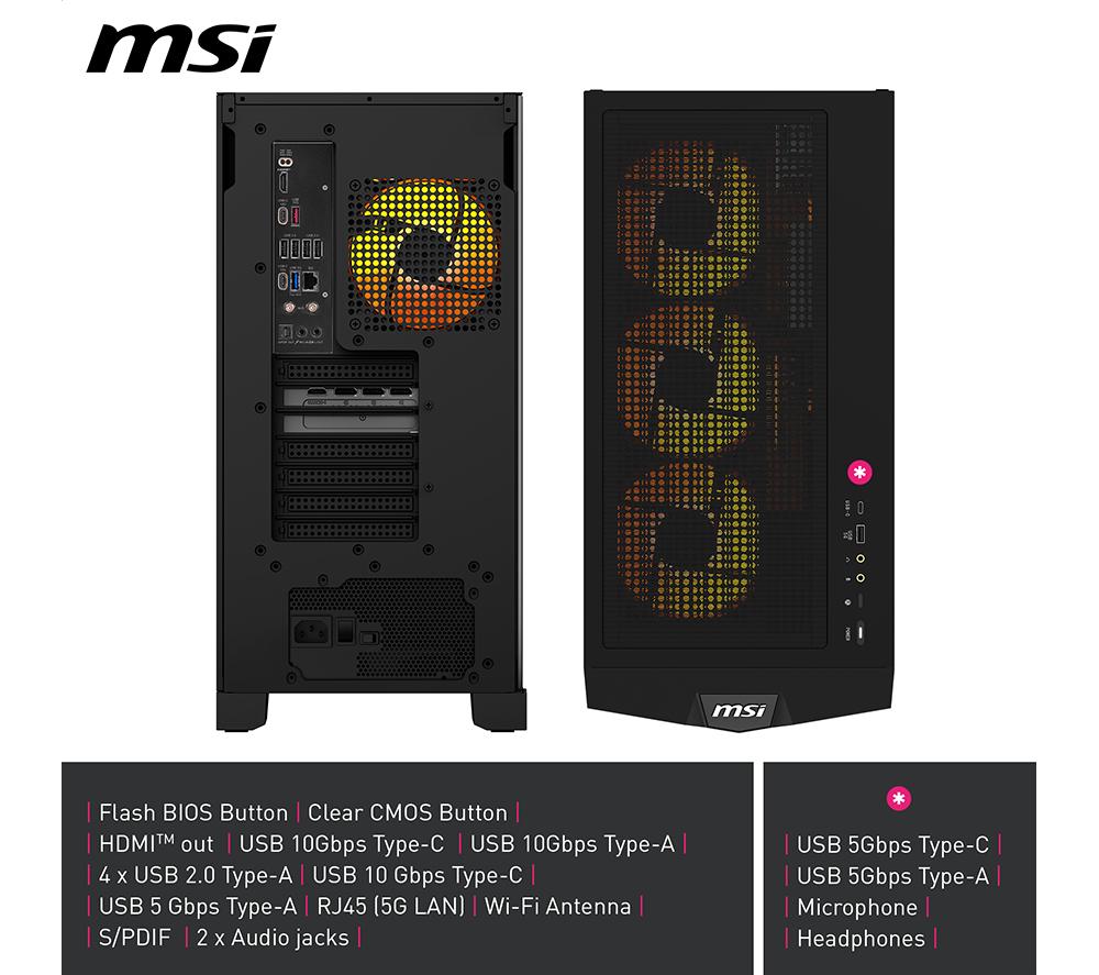 MSI MPG Infinite Z3 AI Gaming PC - AMD Ryzen 9, RTX 5080, 2 TB SSD image number 8 of 10
