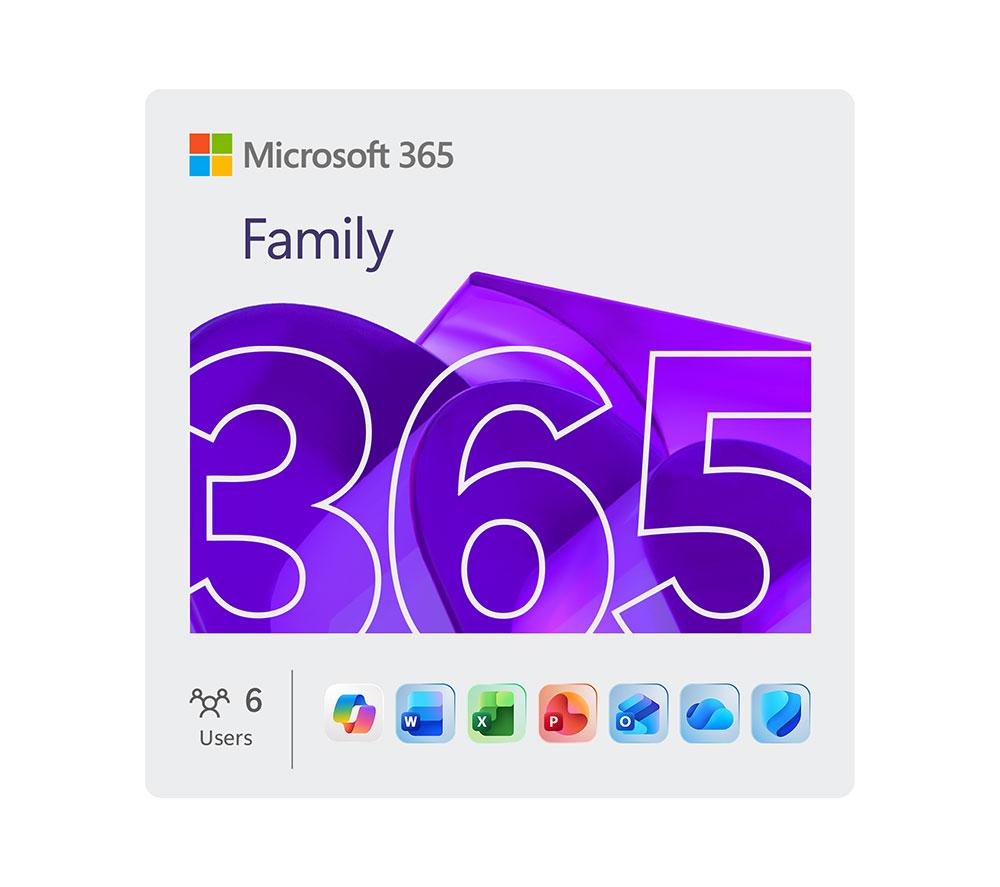 MICROSOFT 365 Family - 12 months (automatic renewal) for 6 users