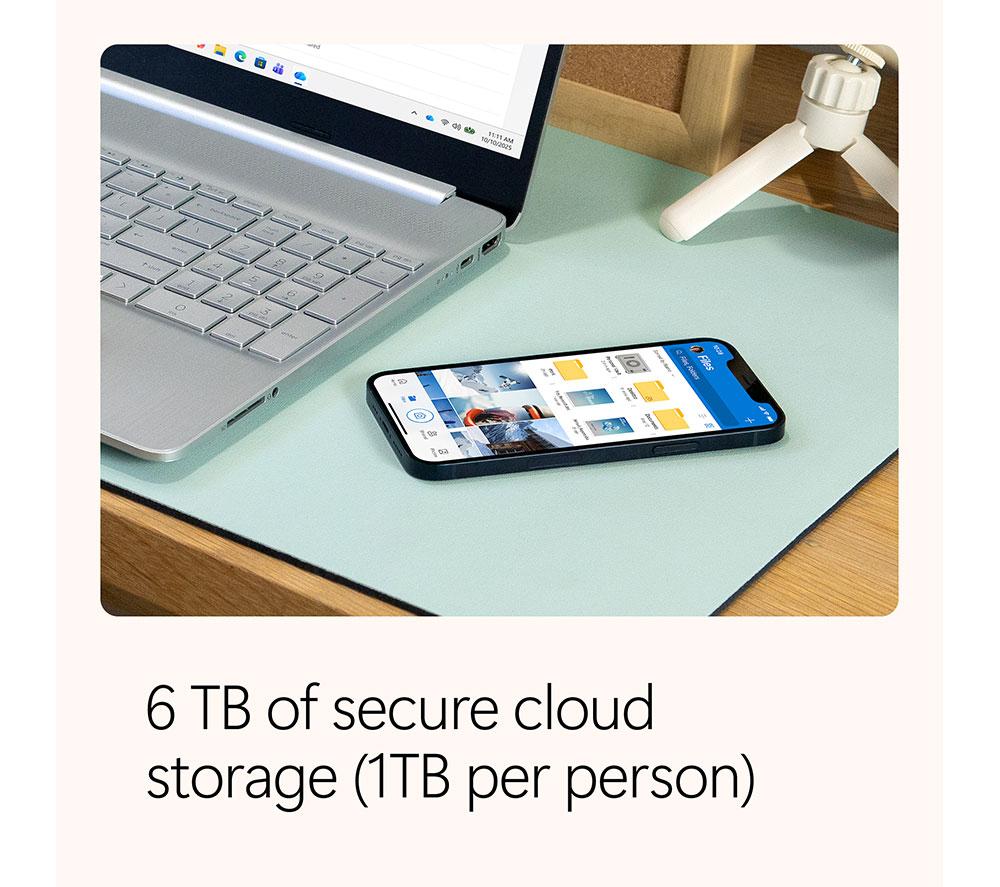 MICROSOFT 365 Family - 12 months (automatic renewal) for 6 users image number 3 of 5