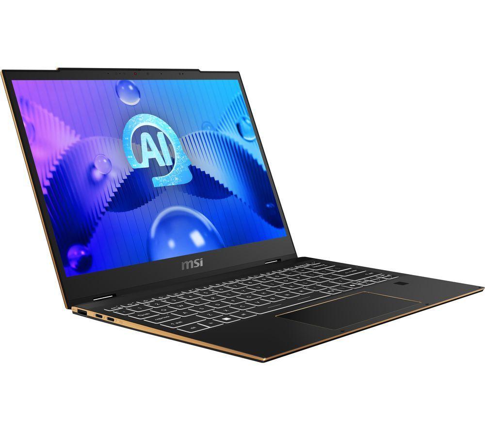 MSI Summit E13 AI Evo 13.3" 2 in 1 Laptop - Intel&reg; Core&trade; Ultra 5, 1 TB SSD, Black image number 2 of 6