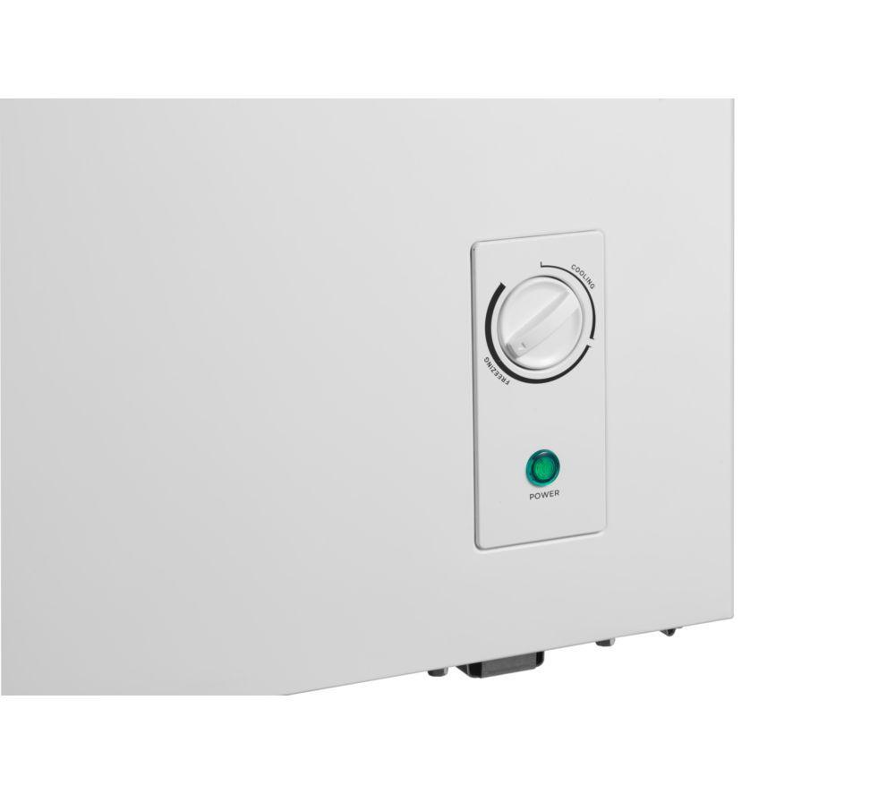 LOGIK L293CFW25 Chest Freezer - White image number 2 of 5