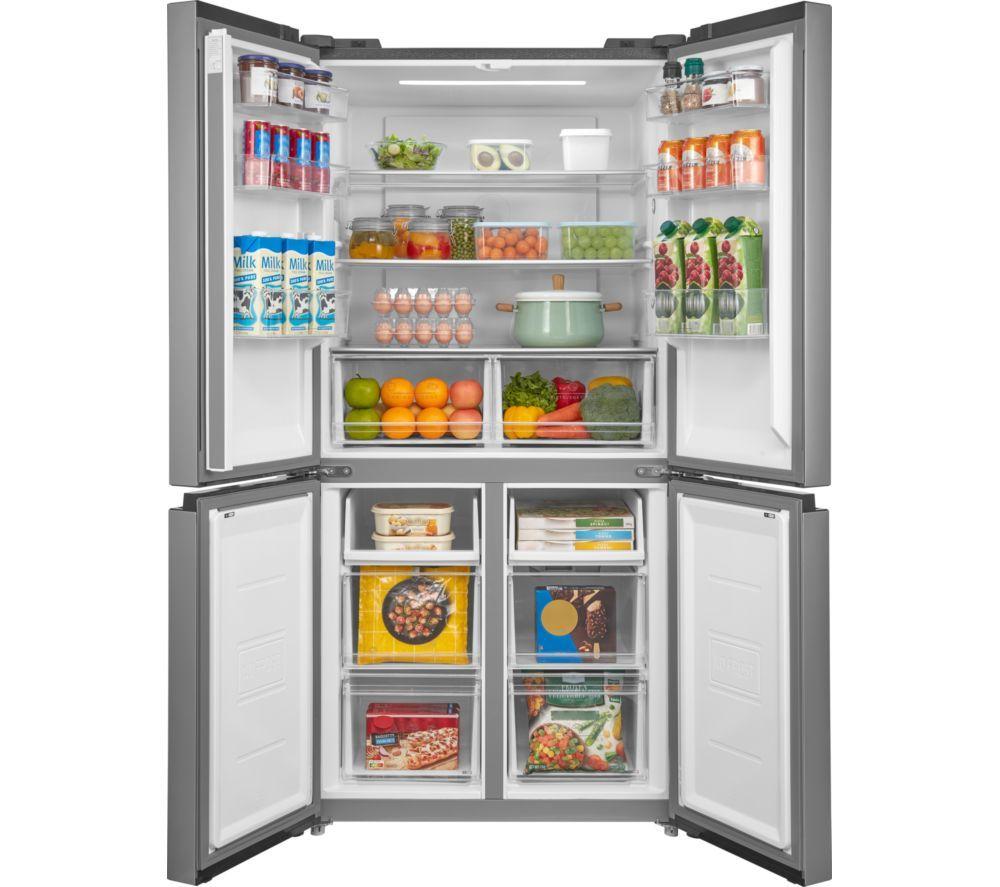 LOGIK L4D83X25 Fridge Freezer - Inox image number 4 of 6