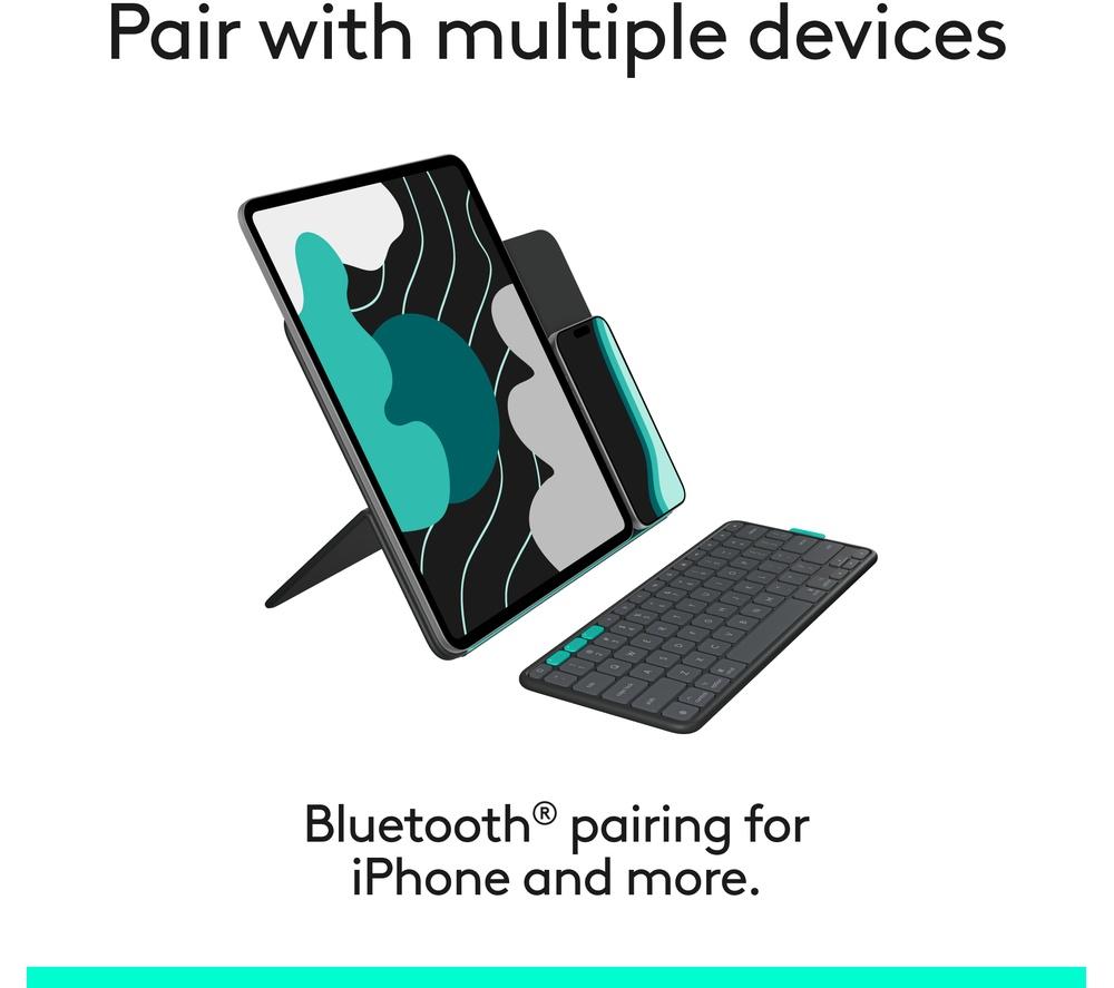 LOGITECH Flip Folio iPad Pro & Air 13" (M4 & M5) Keyboard Case - Grey image number 6 of 11