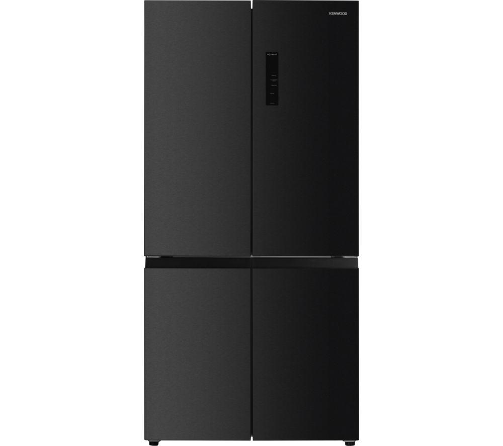 KENWOOD K4D90TD25 Fridge Freezer – Dark Inox, Black
