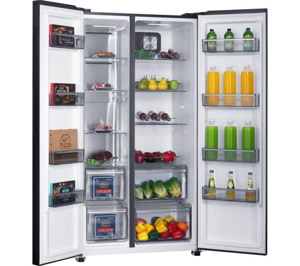 KENWOOD KSBSBD25 American-Style Fridge Freezer - Black image number 4 of 8