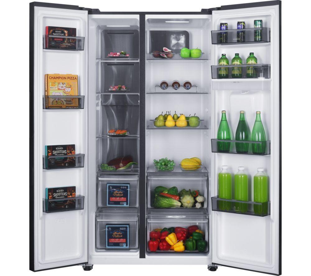 KENWOOD KSBSDBD25 American-Style Fridge Freezer - Black image number 6 of 10