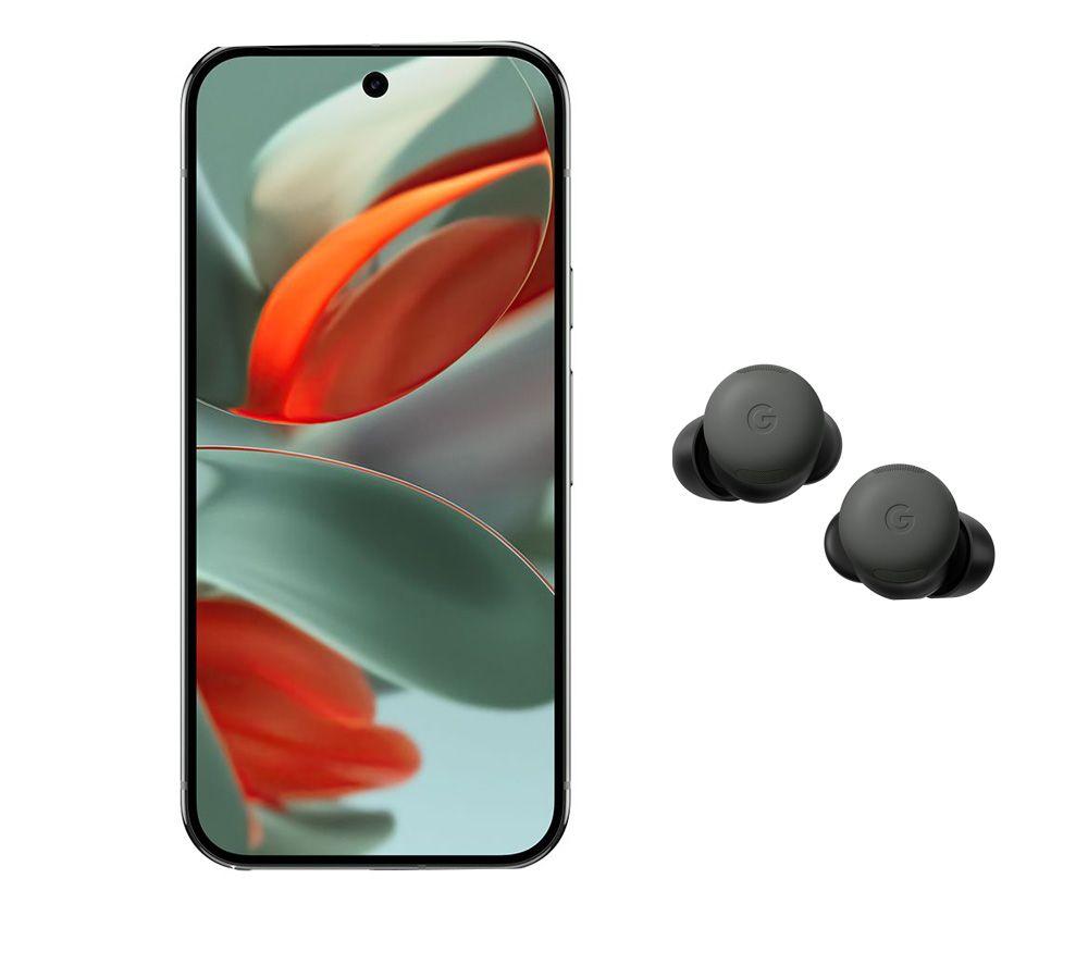 GOOGLE Pixel 9 Pro & Pixel Buds Pro 2 Wireless Bluetooth Earbuds - 512 GB, Hazel