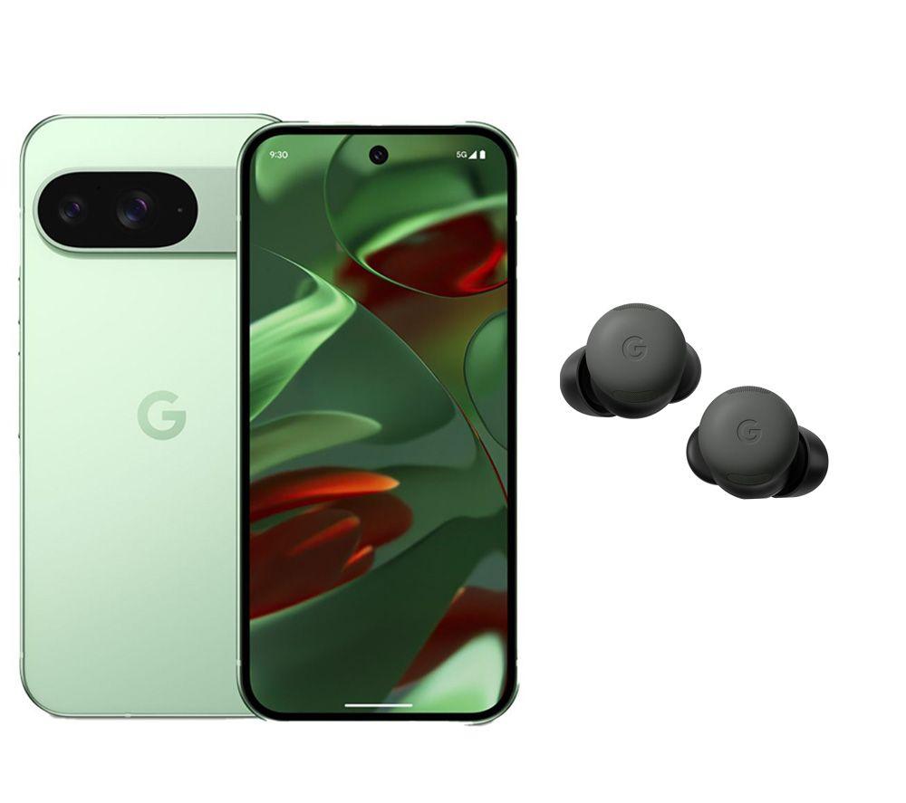 GOOGLE Pixel 9 & Pixel Buds Pro 2 Wireless Bluetooth Earbuds - 128 GB, Wintergreen