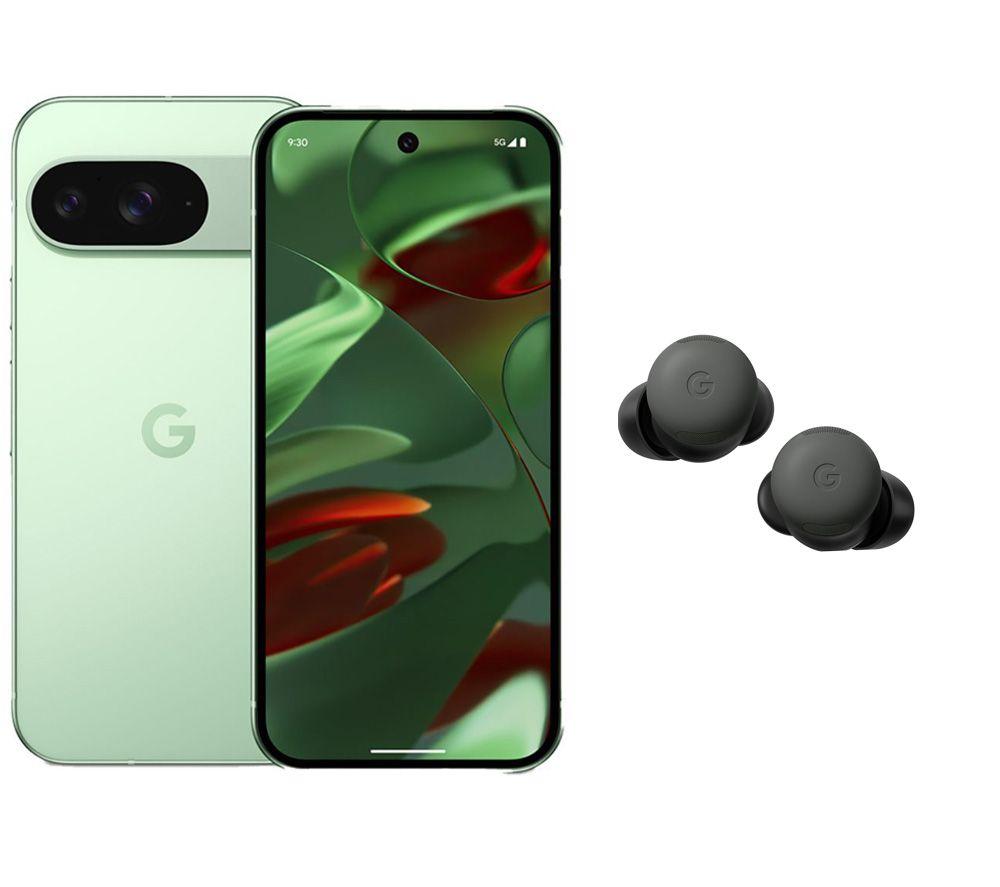 GOOGLE Pixel 9 & Pixel Buds Pro 2 Wireless Bluetooth Earbuds Bundle - 256 GB, Wintergreen