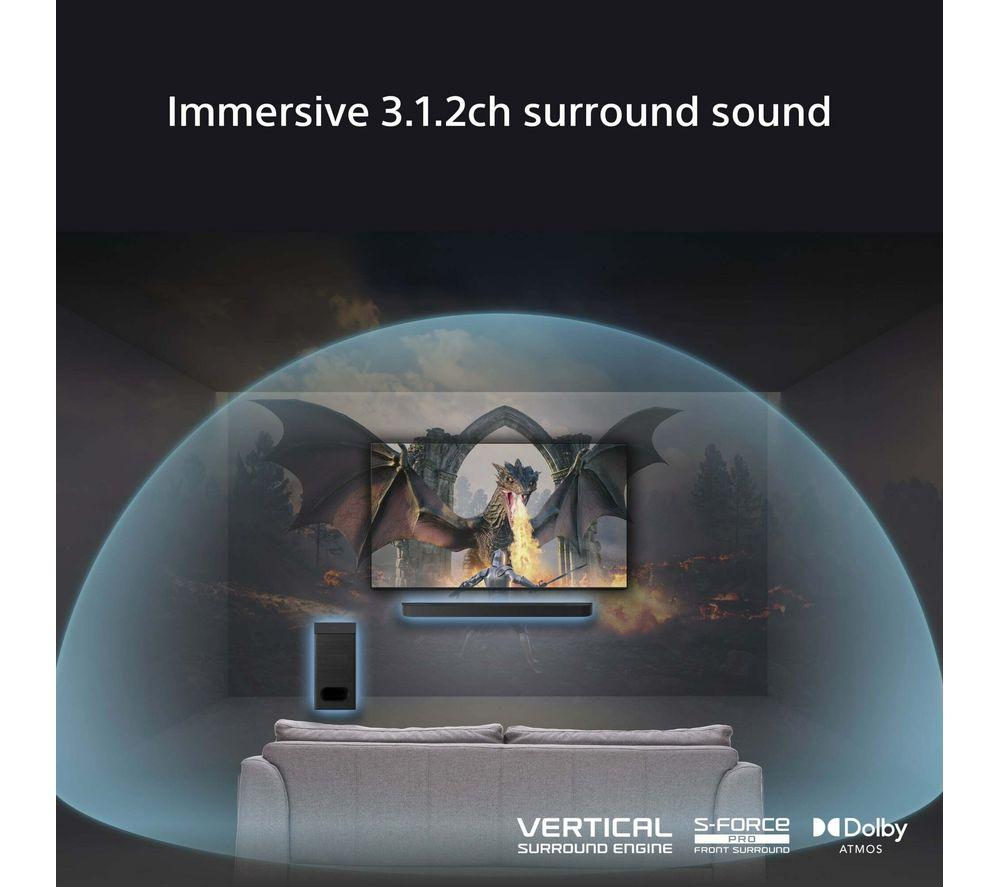 SONY BRAVIA Theatre Bar 60 3.1.2 Wireless Sound Bar with Dolby Atmos & DTS Virtual:X image number 4 of 15