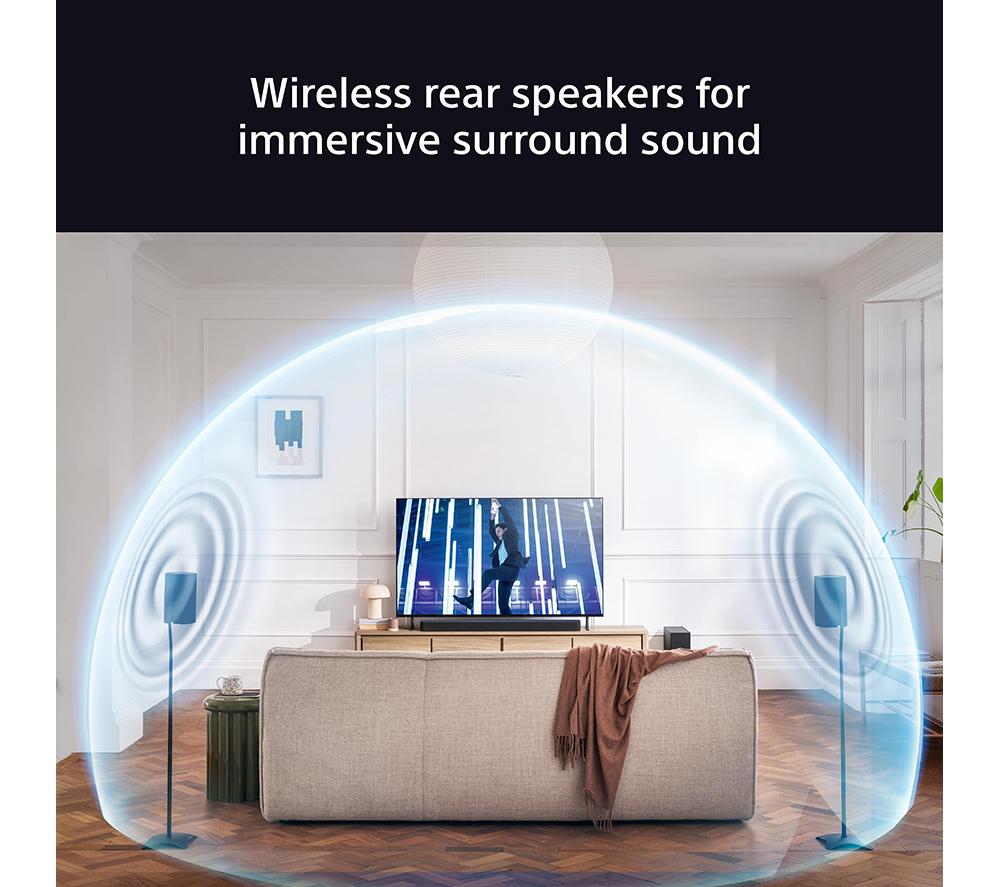 SONY BRAVIA Theatre Rear 8 SARS8 Wireless Speakers - Black image number 3 of 9