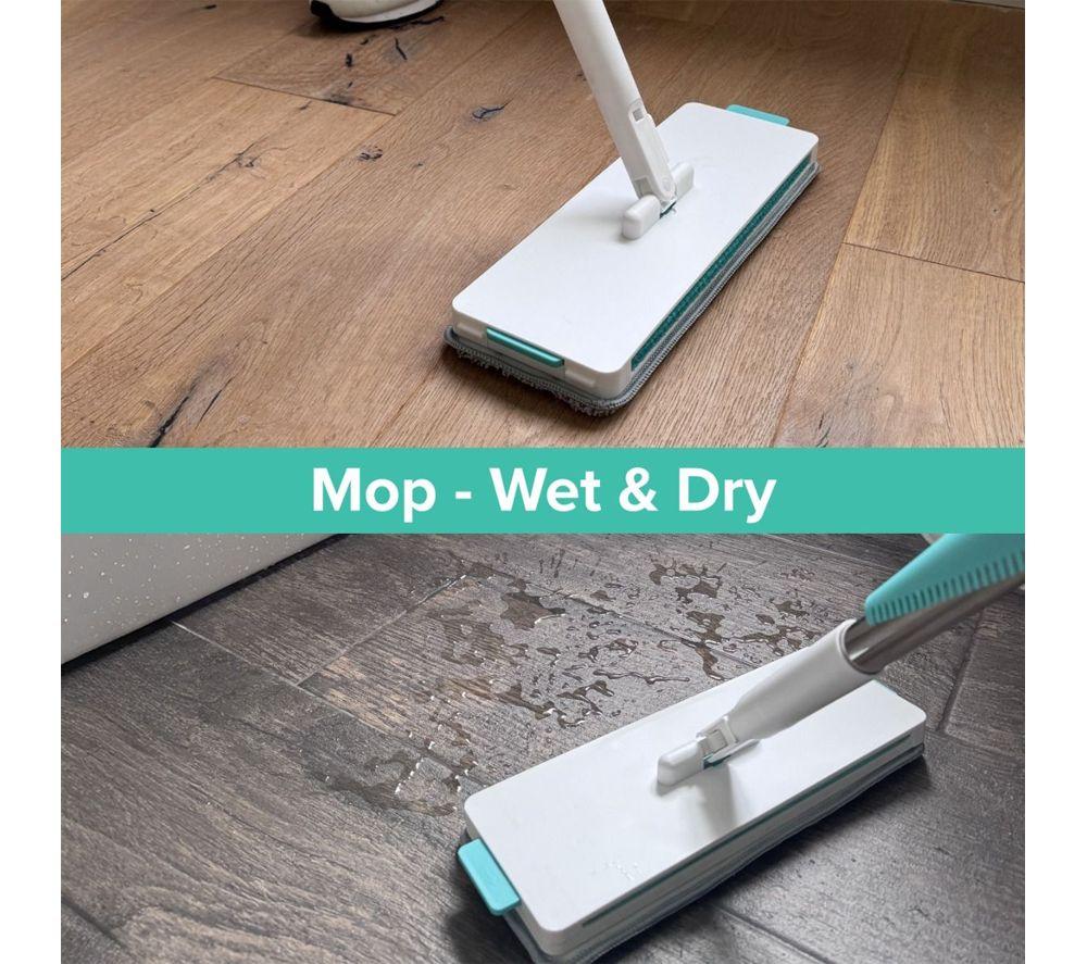 SPRING & SPRUCE Click Switch 6-in-1 Mop - White & Green image number 6 of 8