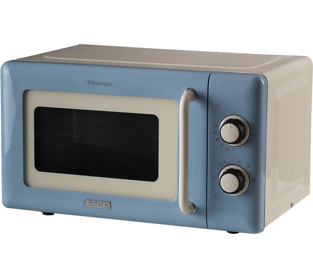 ARIETE Vintage ARPK60 Microwave, Jug Kettle & 2-Slice Toaster Bundle - Blue image number 4 of 4