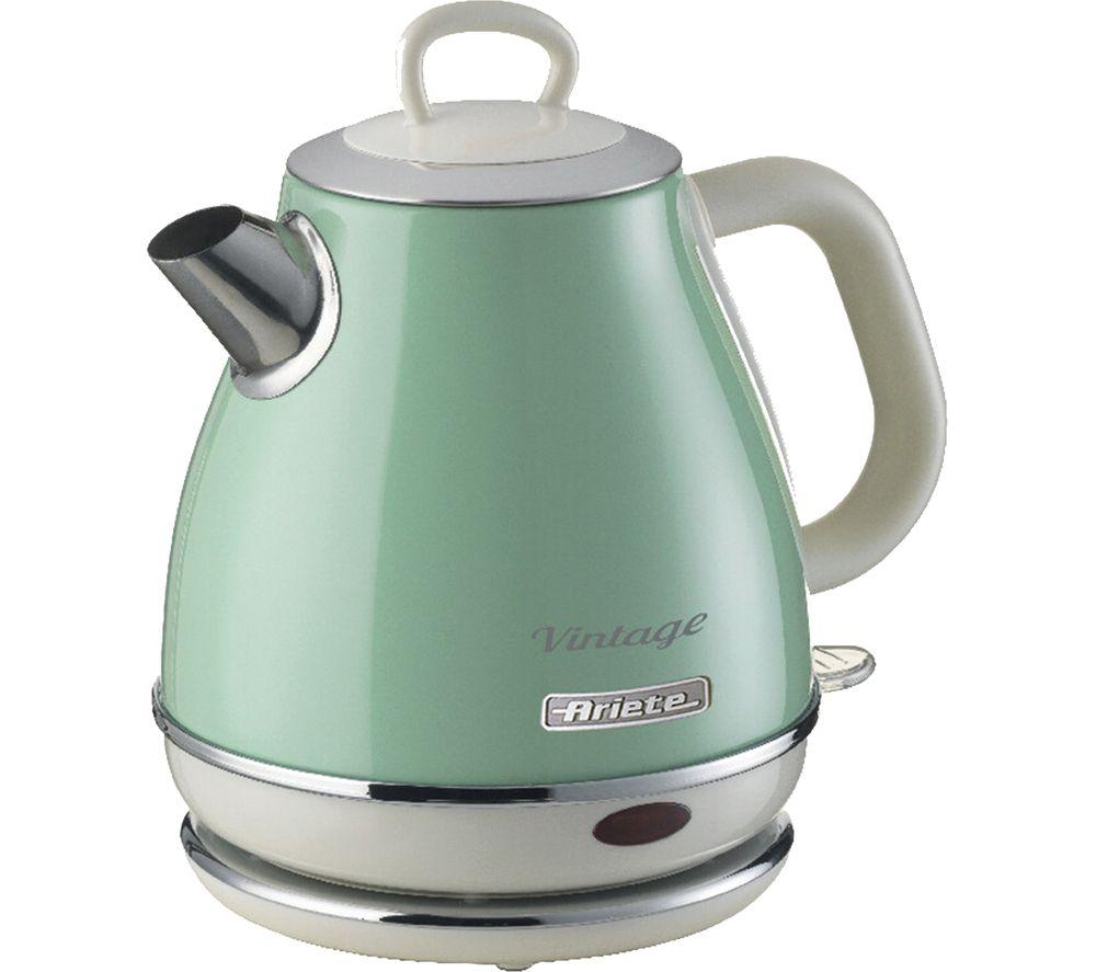 ARIETE Vintage ARPK62 Microwave, Jug Kettle & 4-Slice Toaster Bundle - Green image number 2 of 4