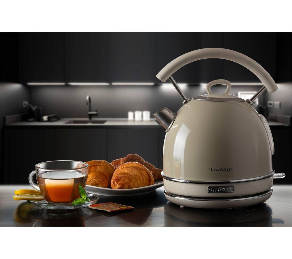 ARIETE Vintage ARPK64 Microwave, Traditional Kettle & 2-Slice Toaster Bundle - Cream image number 2 of 7
