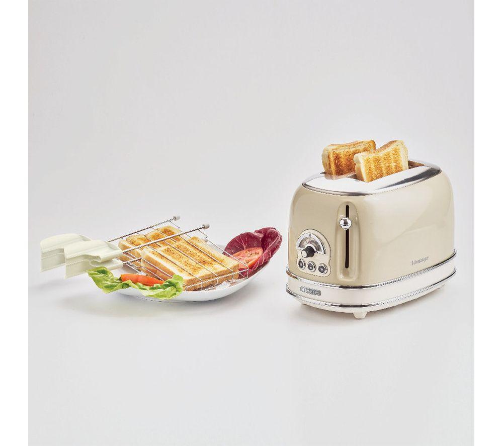 ARIETE Vintage ARPK64 Microwave, Traditional Kettle & 2-Slice Toaster Bundle - Cream image number 3 of 7
