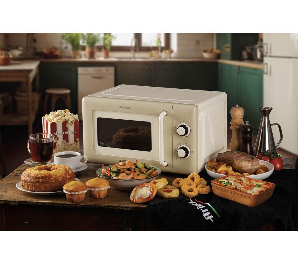ARIETE Vintage ARPK64 Microwave, Traditional Kettle & 2-Slice Toaster Bundle - Cream image number 4 of 7