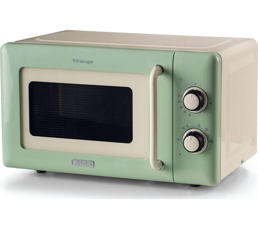 ARIETE Vintage ARPK64 Microwave, Traditional Kettle & 2-Slice Toaster Bundle - Green image number 2 of 7