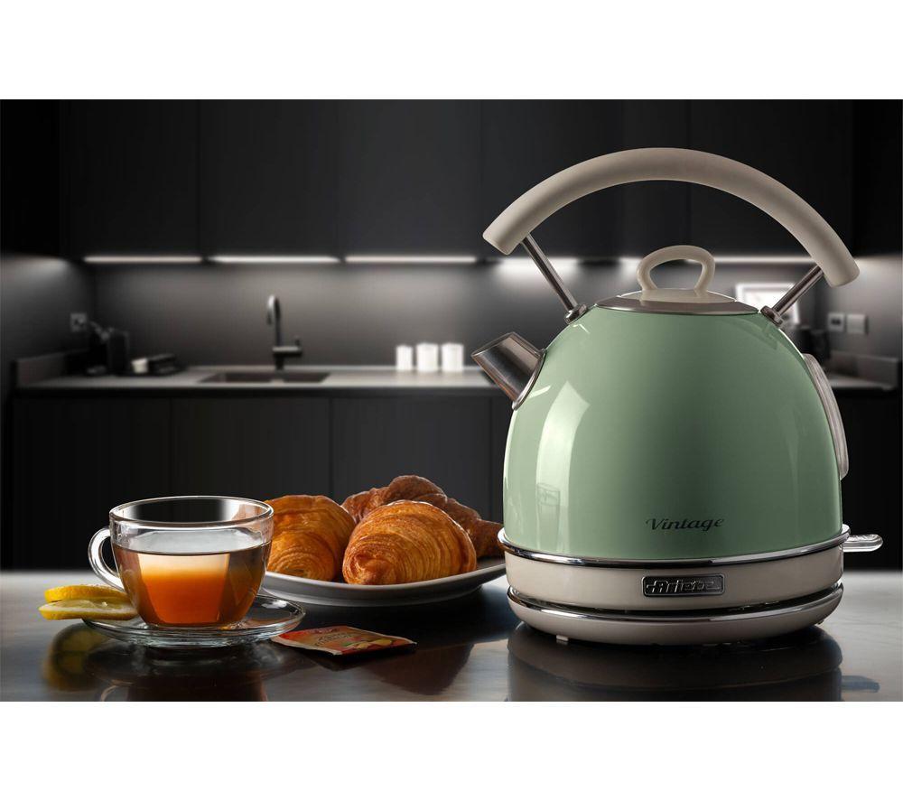 ARIETE Vintage ARPK64 Microwave, Traditional Kettle & 2-Slice Toaster Bundle - Green image number 7 of 7