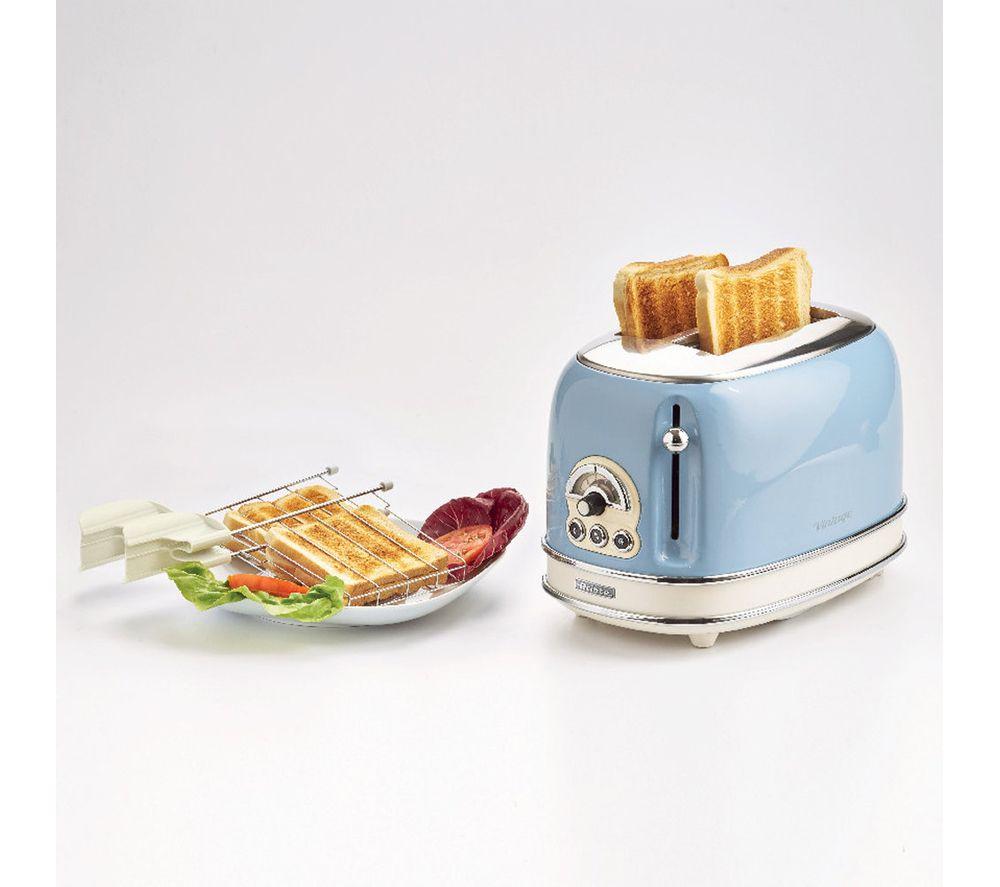 ARIETE Vintage ARPK66 Microwave, Traditional Kettle & 2-Slice Toaster Bundle - Blue image number 2 of 7