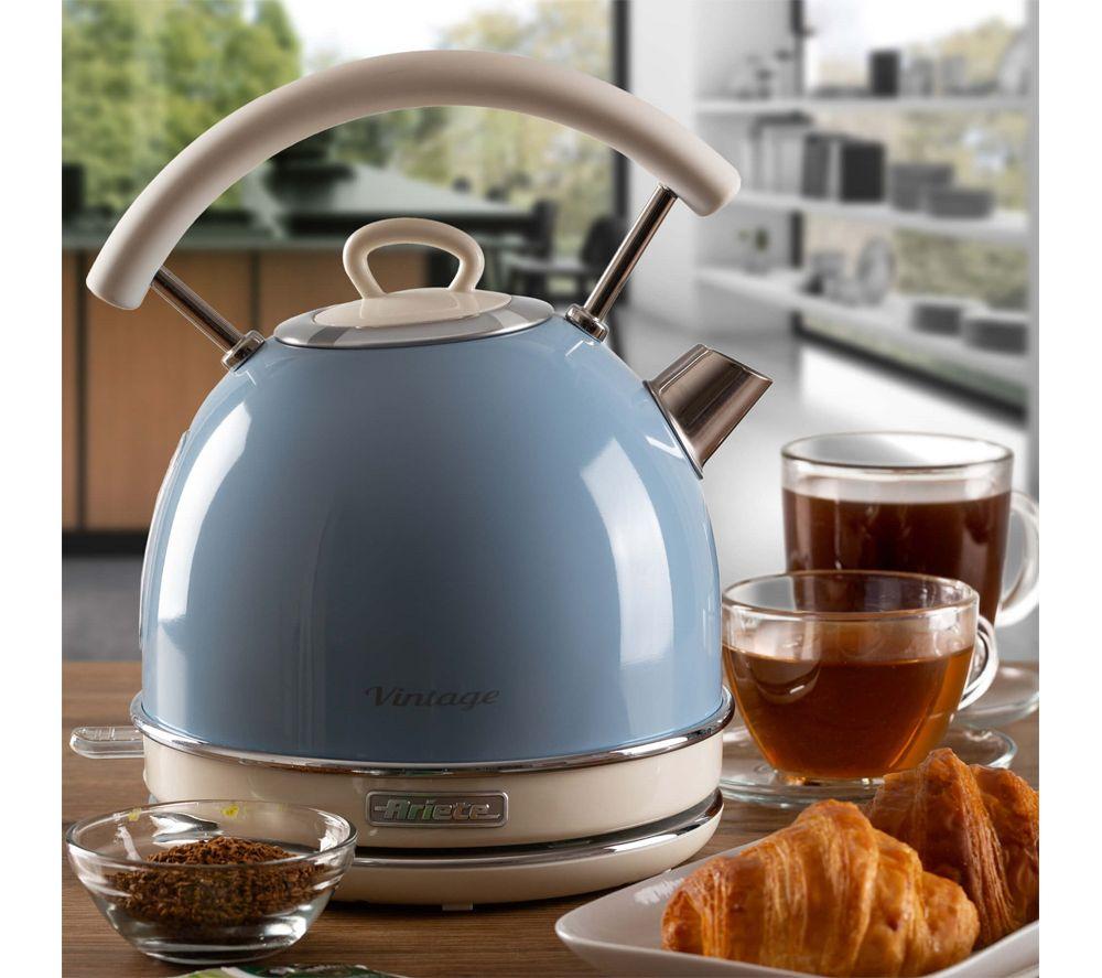 ARIETE Vintage ARPK66 Microwave, Traditional Kettle & 2-Slice Toaster Bundle - Blue image number 4 of 7
