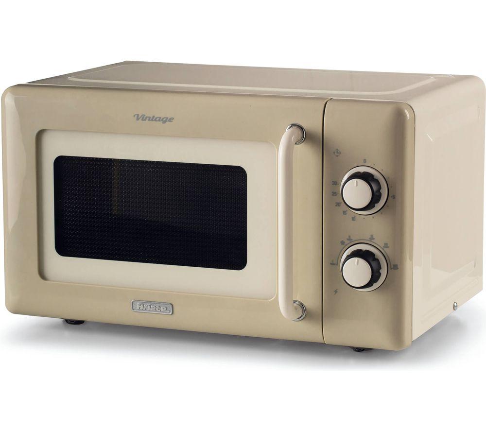 ARIETE Vintage ARPK67 Microwave, Traditional Kettle & 4-Slice Toaster Bundle - Cream image number 7 of 8