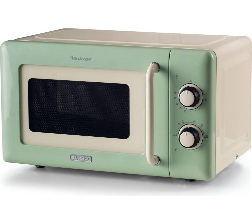 ARIETE Vintage ARPK68 Microwave, Traditional Kettle & 4-Slice Toaster Bundle - Green image number 4 of 8
