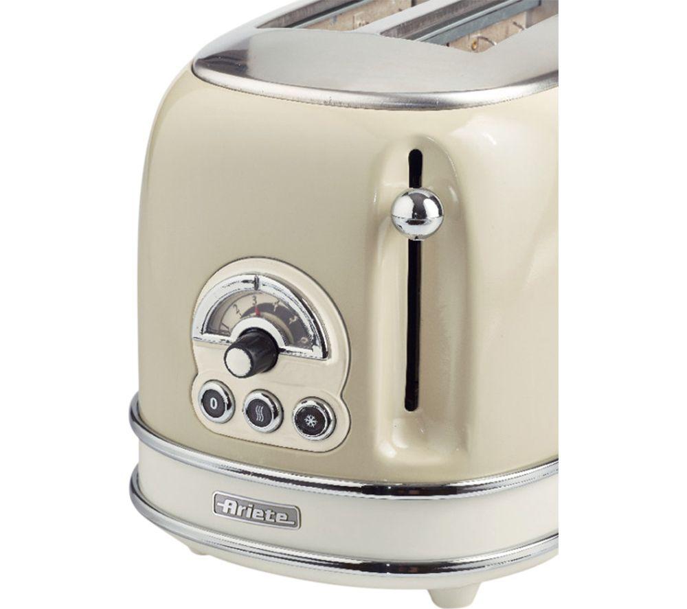 ARIETE Vintage ARPK70 2-Slice Toaster & Kettle Bundle - Cream image number 2 of 5