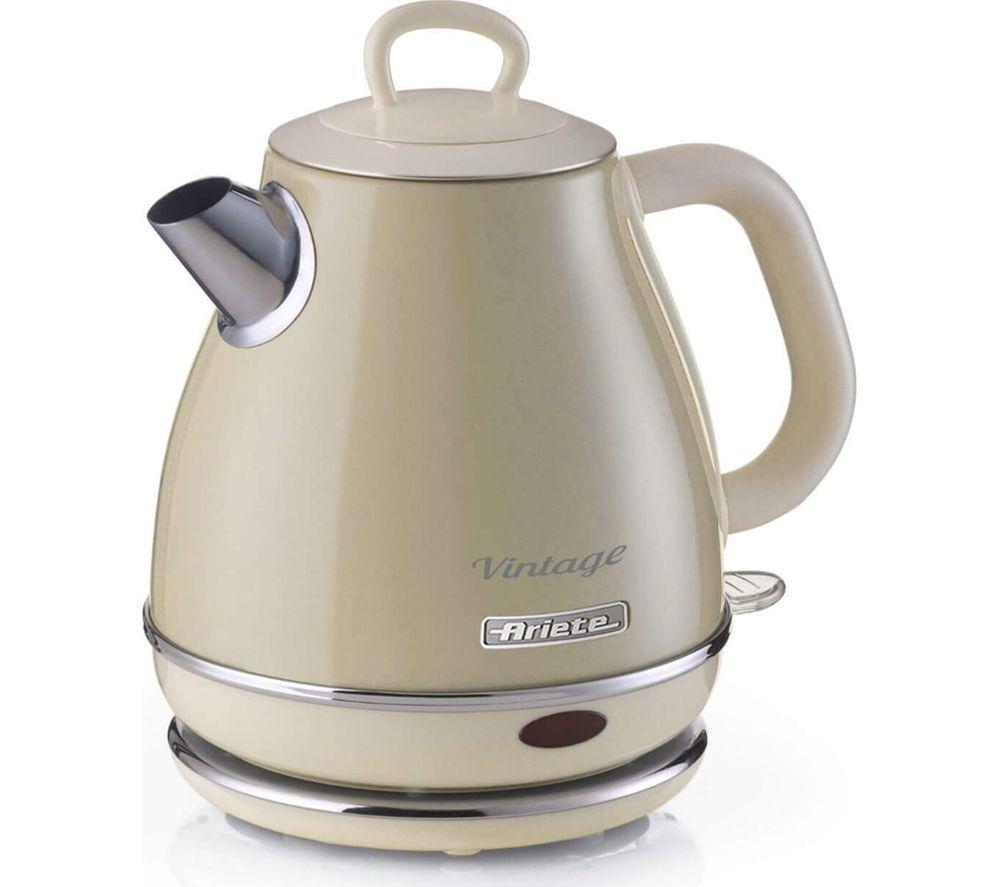 ARIETE Vintage ARPK70 2-Slice Toaster & Kettle Bundle - Cream image number 4 of 5