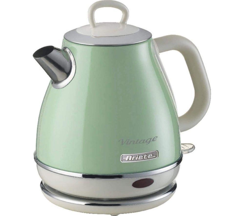 ARIETE Vintage ARPK71 2-Slice Toaster & Kettle Bundle - Green image number 4 of 5