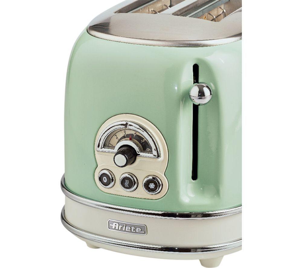 ARIETE Vintage ARPK71 2-Slice Toaster & Kettle Bundle - Green image number 5 of 5
