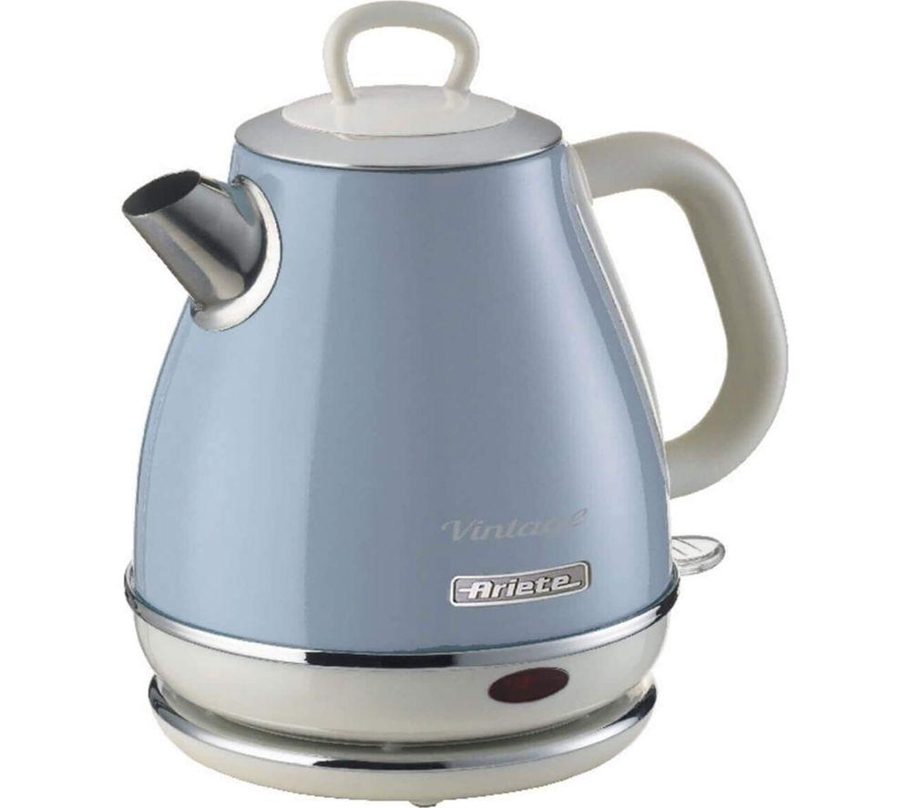 ARIETE Vintage ARPK72 2-Slice Toaster & Kettle Bundle - Blue image number 4 of 5