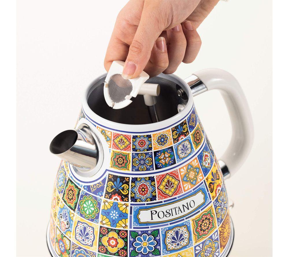 ARIETE Positano 2869/0P Jug Kettle - Yellow & White image number 3 of 5