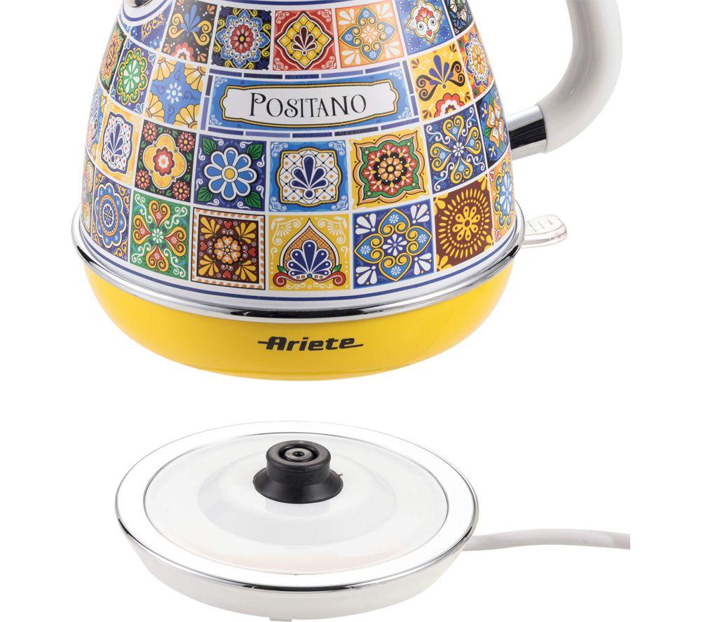 ARIETE Positano 2869/0P Jug Kettle - Yellow & White image number 4 of 5