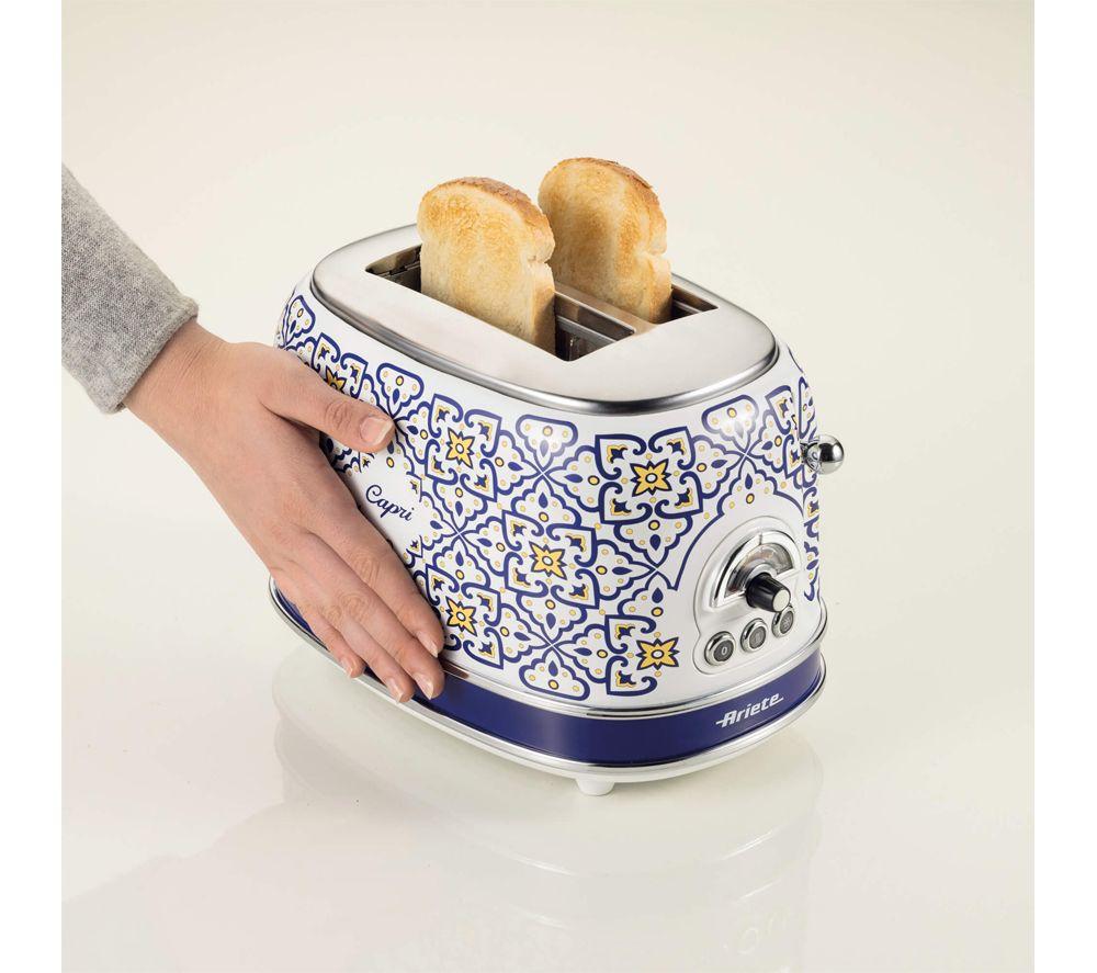 ARIETE Capri 0155/1C 2-Slice Toaster - Blue image number 3 of 3