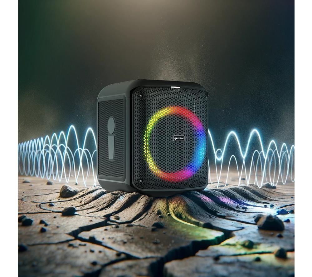 GEMINI GGO-650L Boombox Bluetooth Speaker - Black image number 3 of 5