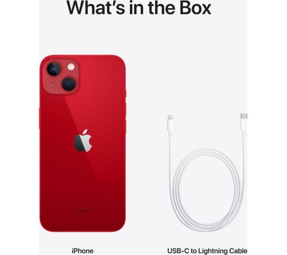 APPLE Refurbished iPhone 13 - 128 GB, (PRODUCT)RED (Excellent Condition) image number 4 of 8