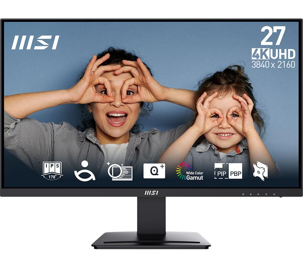 MSI PRO MP273U 4K Ultra HD 27" IPS Monitor - Black