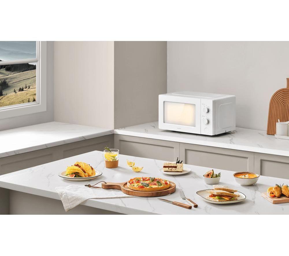 XIAOMI BHR7986GB Solo Microwave - White image number 2 of 6