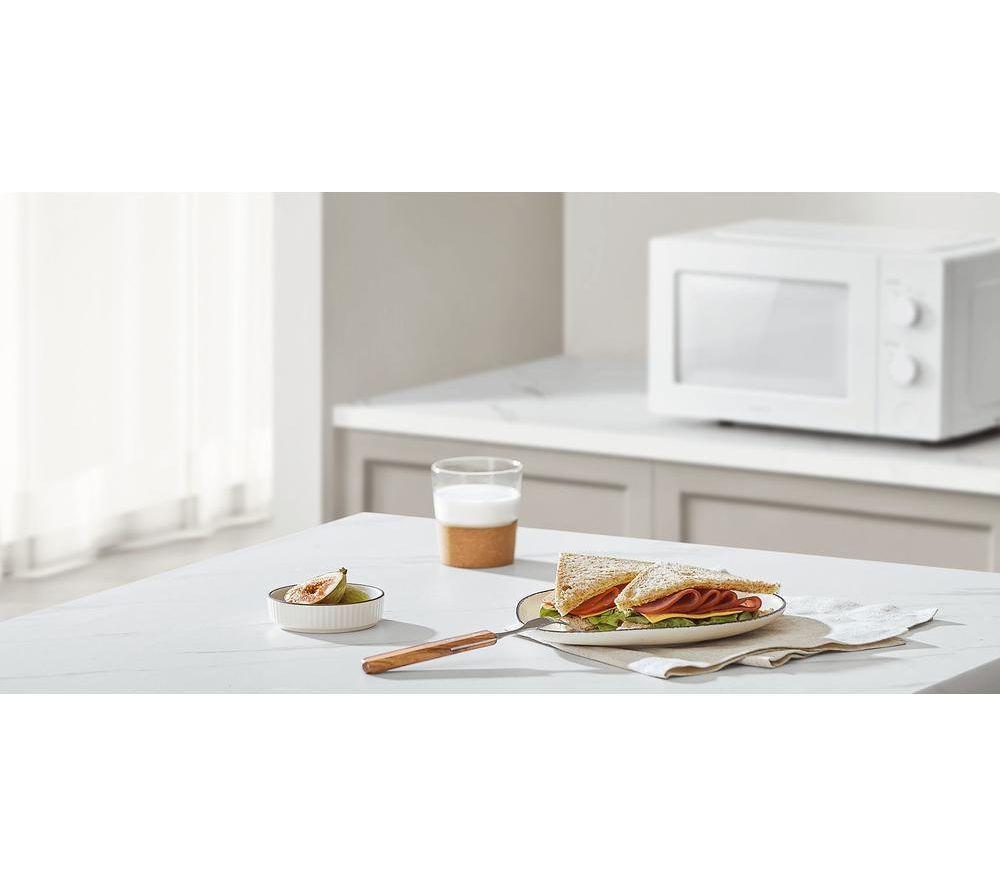 XIAOMI BHR7986GB Solo Microwave - White image number 5 of 6