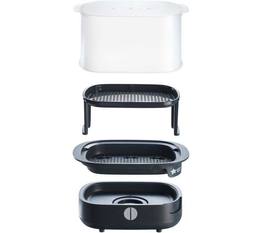 TOMMEE TIPPEE Supersteam Advanced Electric Steriliser - Black & White image number 2 of 3