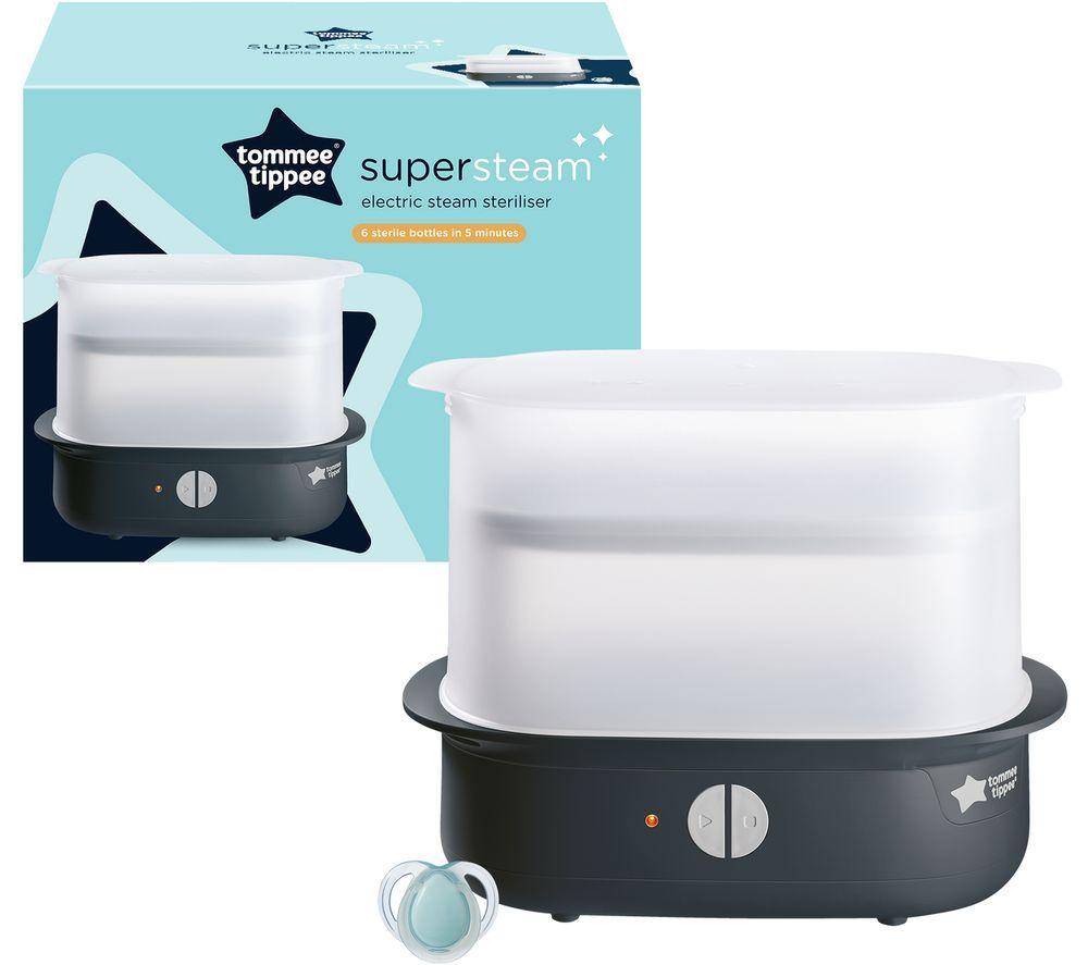TOMMEE TIPPEE Supersteam Advanced Electric Steriliser - Black & White image number 3 of 3